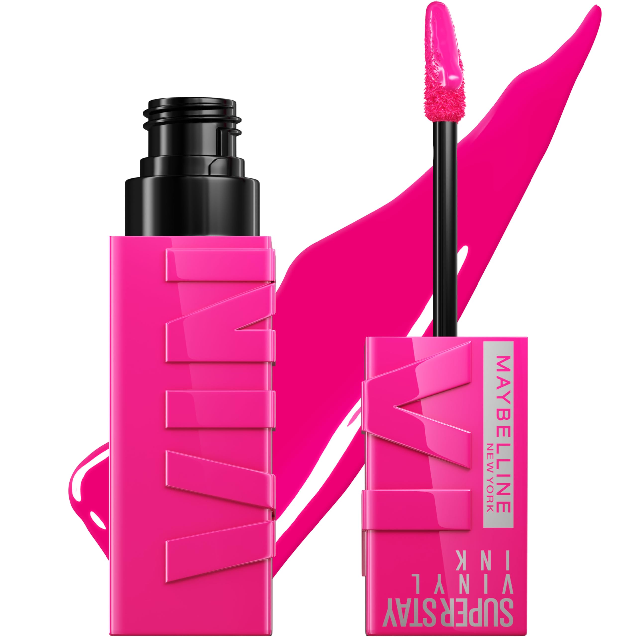MAYBELLINE Superstay Vinyl Ink 66 水蜜桃ピンク Maybelline SuperStay Vinyl Ink Liquid Lipstick, Peachy